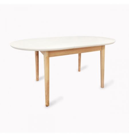 Masă Extensibilă TB-07 Beige+Transprint Legs 120/150x95