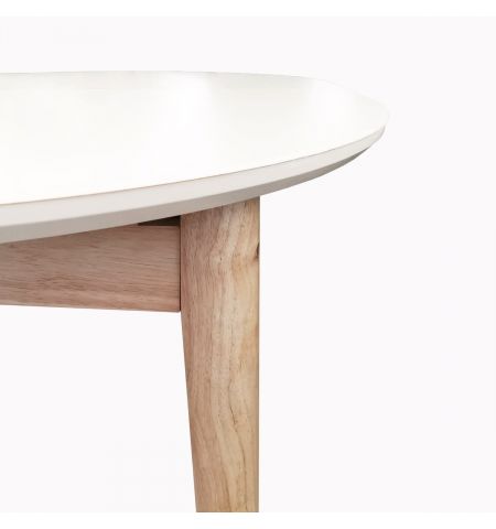 Masă Extensibilă TB-07 Beige+Transprint Legs 120/150x95