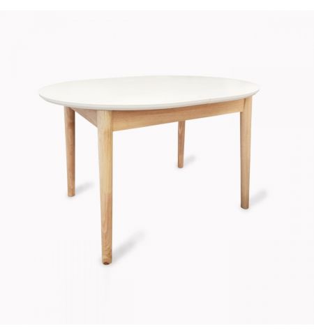 Masă Extensibilă TB-07 Beige+Transprint Legs 120/150x95