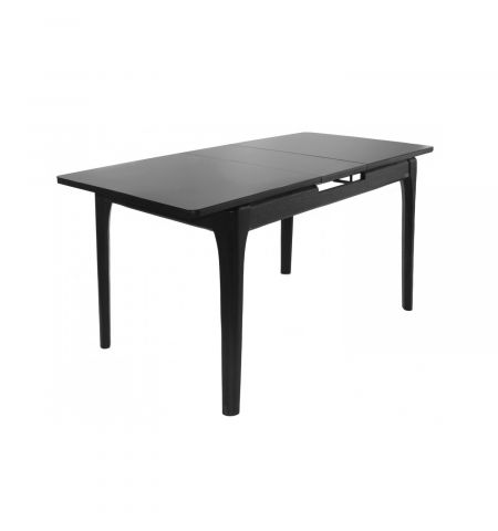 Masă Extensibilă RL-67 Black Glass+Black Legs 120/150x75