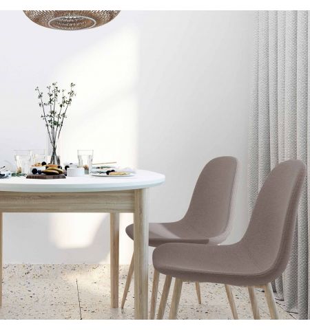 Scaun C-710 Denim Cappucino+Transprint Legs