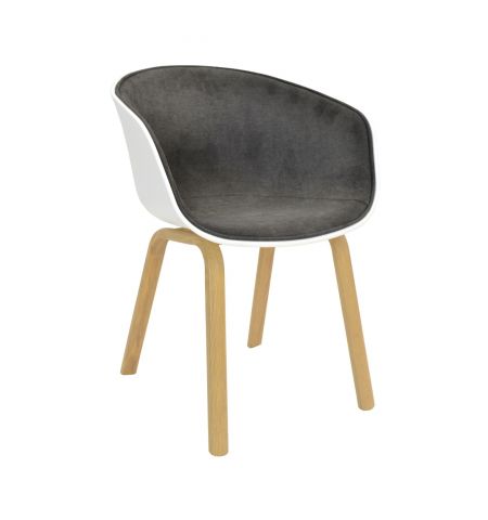 Scaun Cortez-F White-Grey