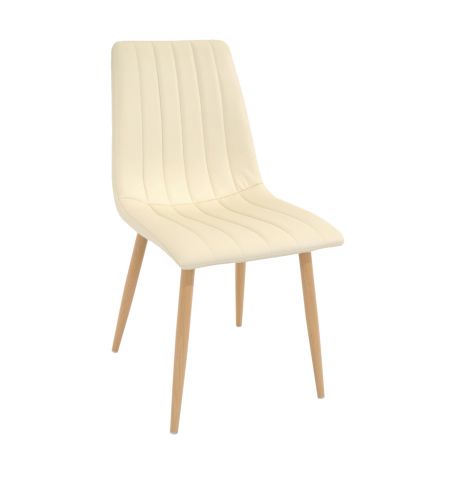 Scaun DC-90WT Beige+Transprint Legs