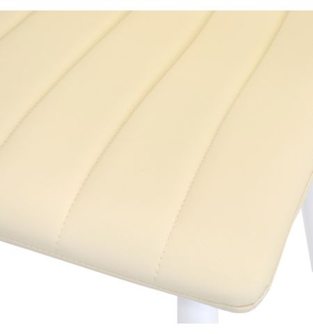 Scaun DC-90P White PU+White Legs