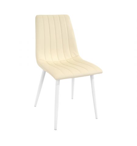 Scaun DC-90P White PU+White Legs