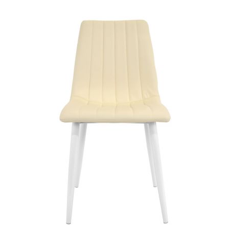 Scaun DC-90P White PU+White Legs