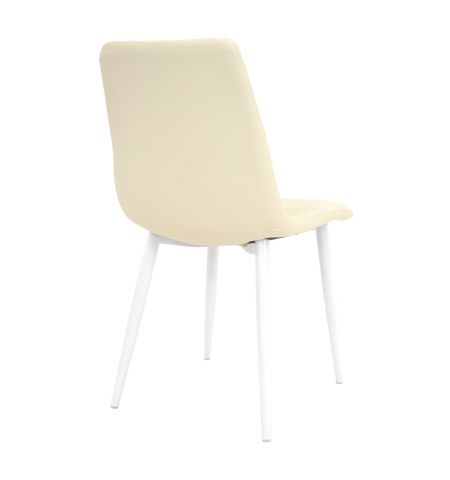 Scaun DC-90P White PU+White Legs