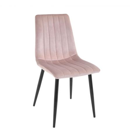 Scaun DC-90P N25 Catifea Pudra+Black Legs