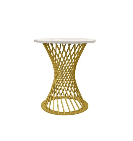 Măsuță Cafea FELICIA Mătase+Golden Legs H58