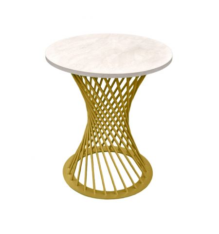 Măsuță Cafea FELICIA Mătase+Golden Legs H58