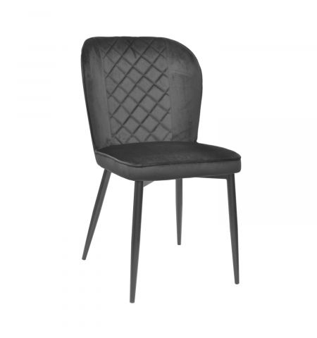 Scaun Tusk Catifea Black HLR66+Black Legs