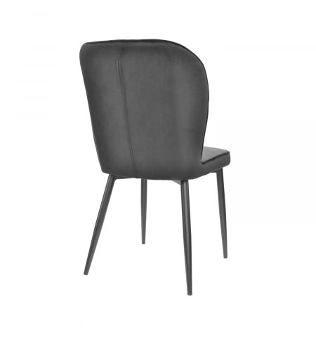 Scaun Tusk Catifea Black HLR66+Black Legs