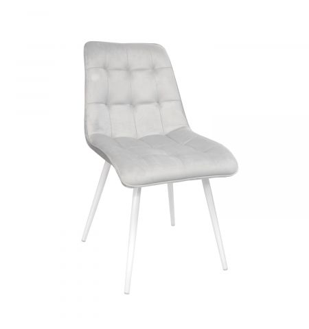 Scaun Capella (Hlr14) Catifea Grey+White Legs