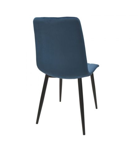 Scaun DC-90P N63 Catifea Dark Blue+Black Legs