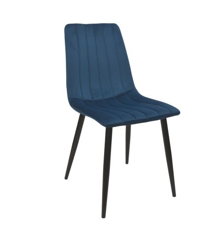 Scaun DC-90P N63 Catifea Dark Blue+Black Legs