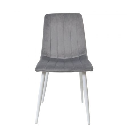 Scaun DC-90P N20 Catifea Dark Grey+White Legs