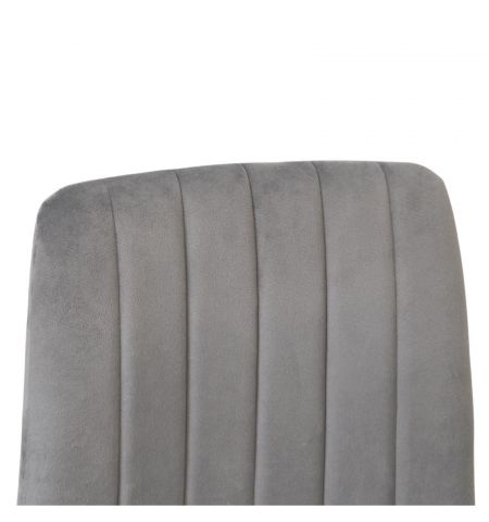 Scaun DC-90P N20 Catifea Dark Grey+White Legs