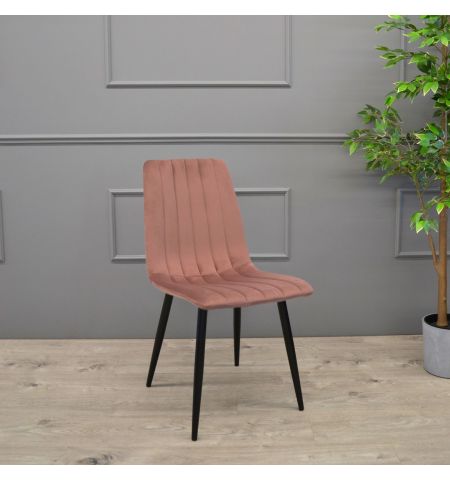 Scaun DC-90P N44 Catifea Rusty+Black Legs