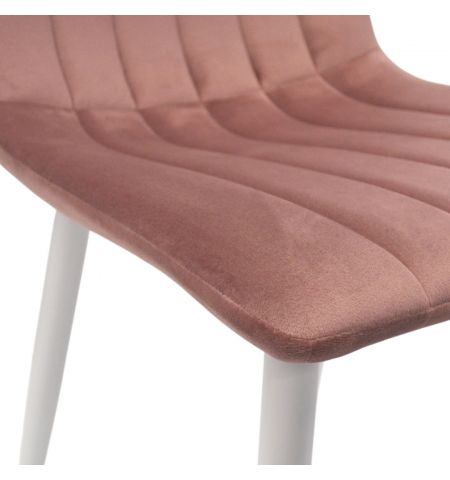 Scaun DC-90P N44 Catifea Rusty+White Legs