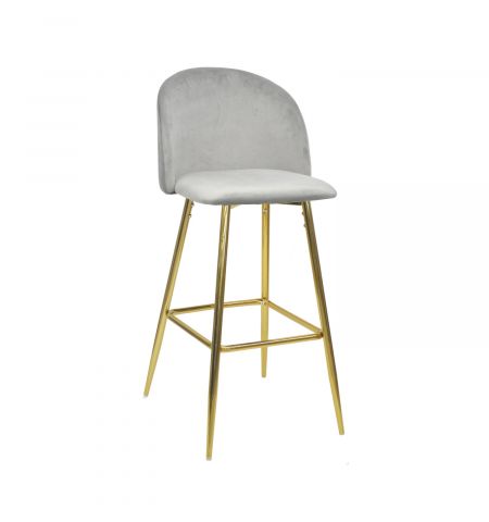 Scaun Bar Maya Grey Catifea
