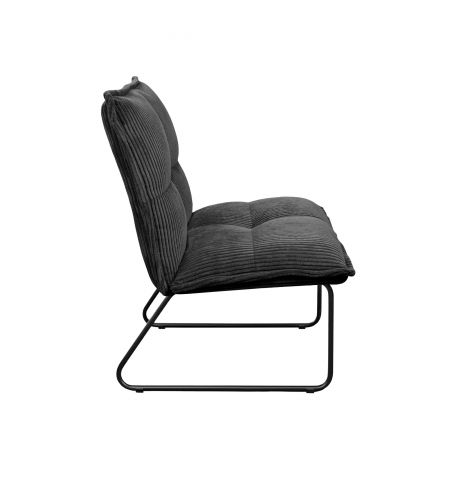 Fotoliu BRONX Black Velvet