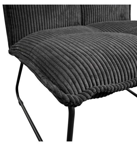 Fotoliu BRONX Black Velvet