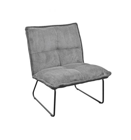 Fotoliu BRONX Grey Velvet