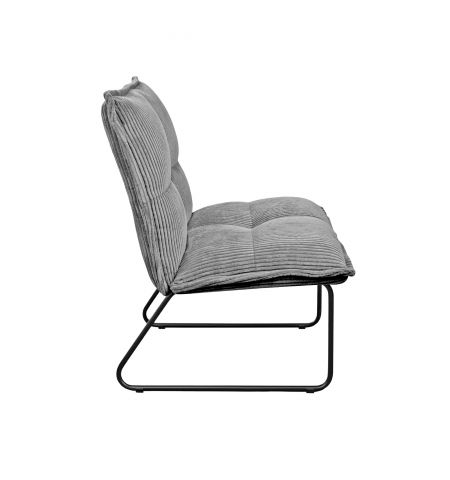 Fotoliu BRONX Grey Velvet