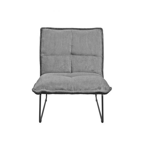 Fotoliu BRONX Grey Velvet