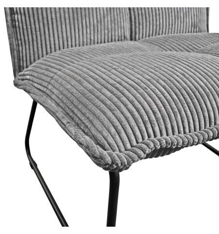 Fotoliu BRONX Grey Velvet