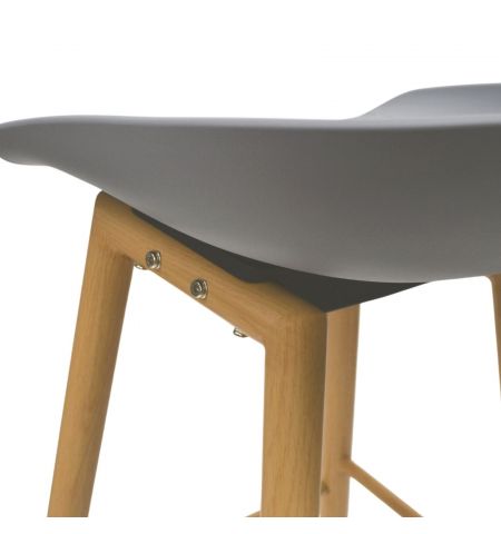 Scaun Bar Hector Grey