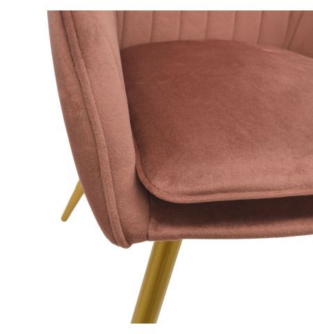 Scaun Iris Rusty+Gold legs