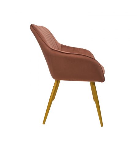 Scaun Iris Rusty+Gold legs