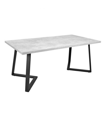 Masă FRIDA Beton+Black Legs 180×90