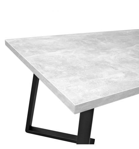 Masă FRIDA Beton+Black Legs 180×90