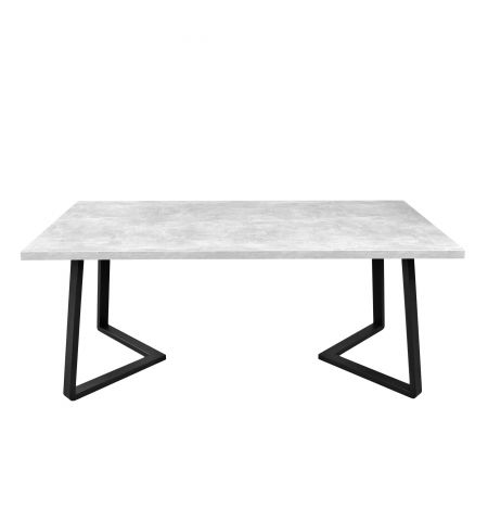 Masă FRIDA Beton+Black Legs 180×90