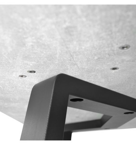 Masă FRIDA Beton+Black Legs 180×90