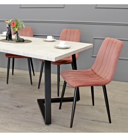 Masă FRIDA Mătase+Black Legs 180×90