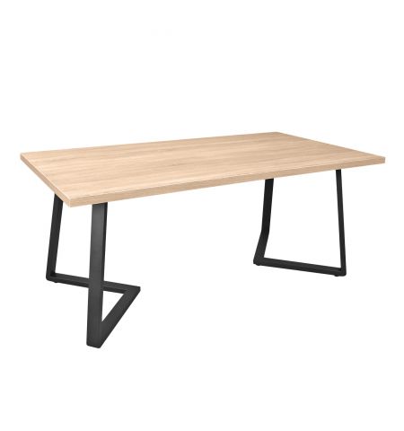 Masă FRIDA Sonoma+Black Legs 180×90