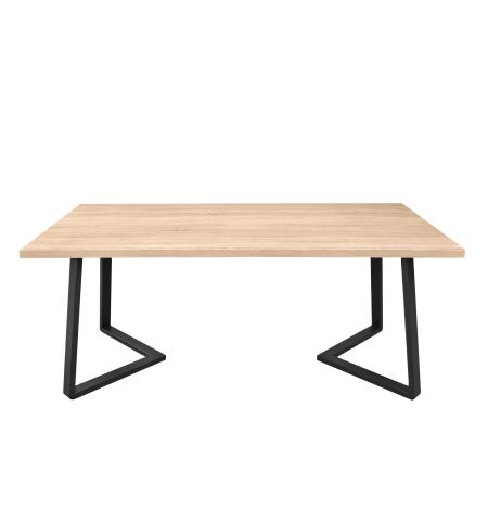 Masă FRIDA Sonoma+Black Legs 180×90