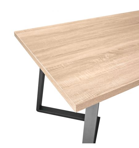 Masă FRIDA Sonoma+Black Legs 180×90