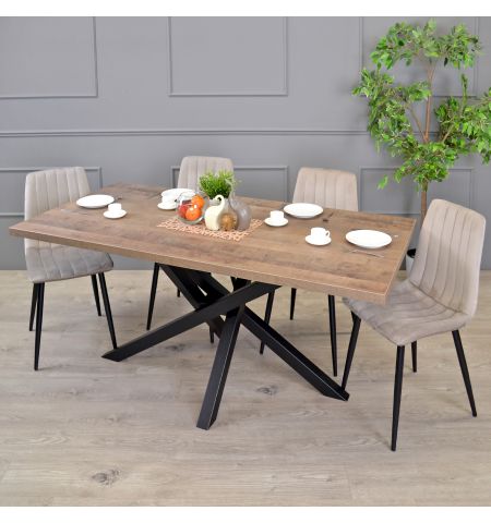 Masă Dakota Colonial 180×90