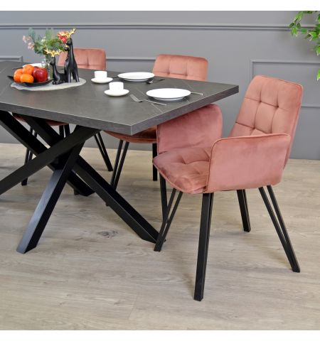 Masă Dakota Marmură Neagră 180×90