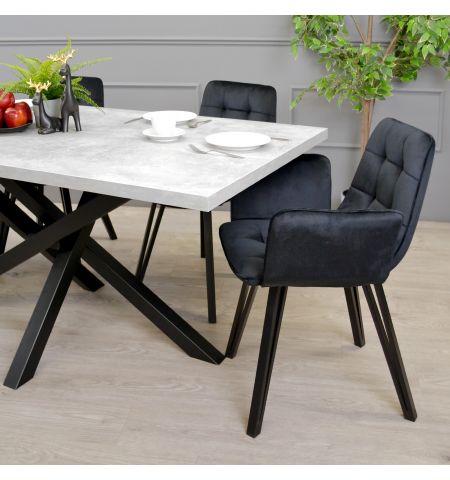 Masă Dakota Beton 180×90