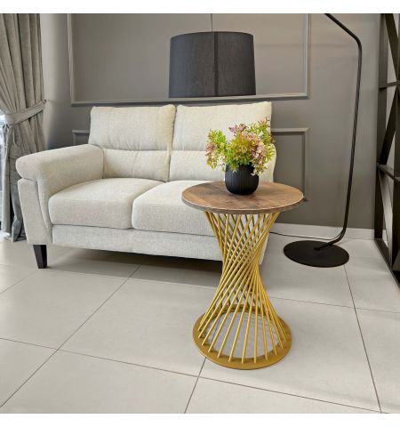 Măsuță Cafea FELICIA Colonial+Golden Leg H58