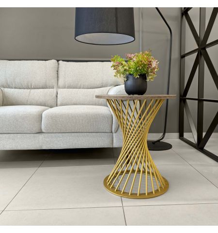 Măsuță Cafea FELICIA Colonial+Golden Leg H58