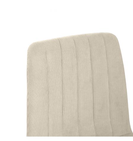 Scaun DC-90 BGF166-2 Beige Velvet+Black Legs