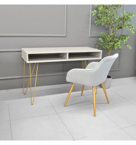 Consolă Mia Grey/Gold