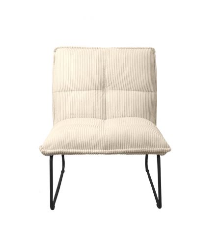 Fotoliu BRONX White Velvet