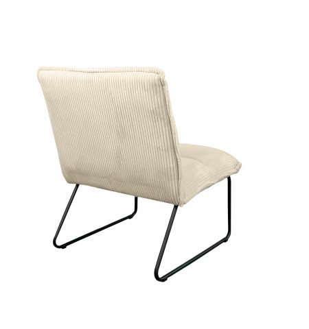 Fotoliu BRONX White Velvet